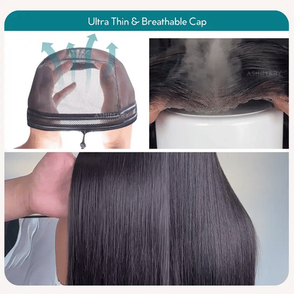 Peacock Curls Pull Go 13x6 Full Glueless Lace Front Wig Pre-Styled Heavy Layers Cut Human Hair