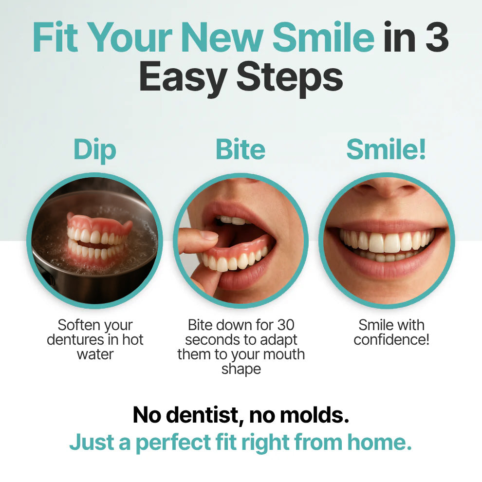 -DarkFairy™ Custom-Fit Dentures — Designed for Comfort and a Natural-Looking Smile