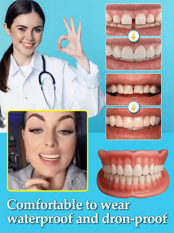 Custom-Fit Full Functional DenturesMake you more confident-Made in the USA