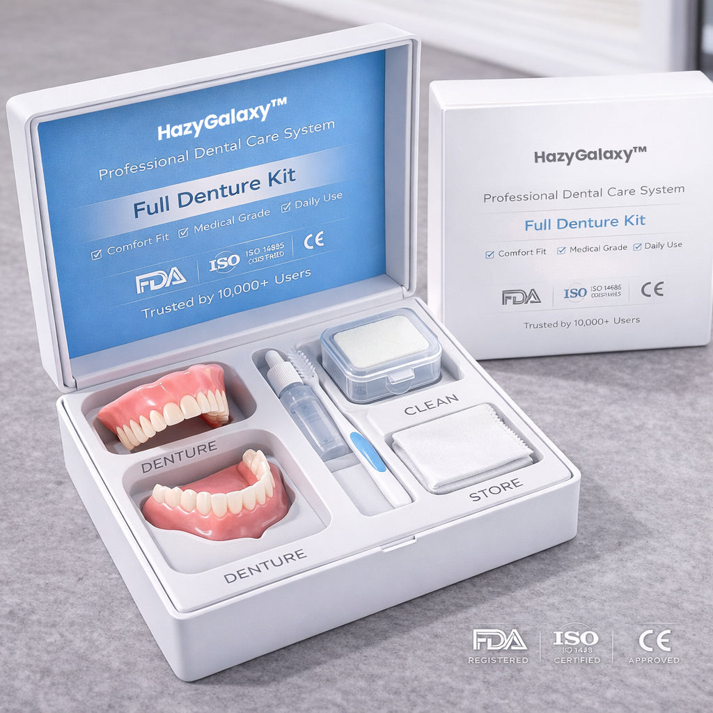 ⏰ HazyGalaxy™ Custom-Fit Dentures  ENDS TODAY   70% OFF | Smile with Confidence