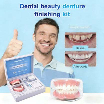 🦷🦷 HazyGalaxy™ Custom-Fit Dentures ⏰ ENDS TODAY   70% OFF | Smile with Confidence
