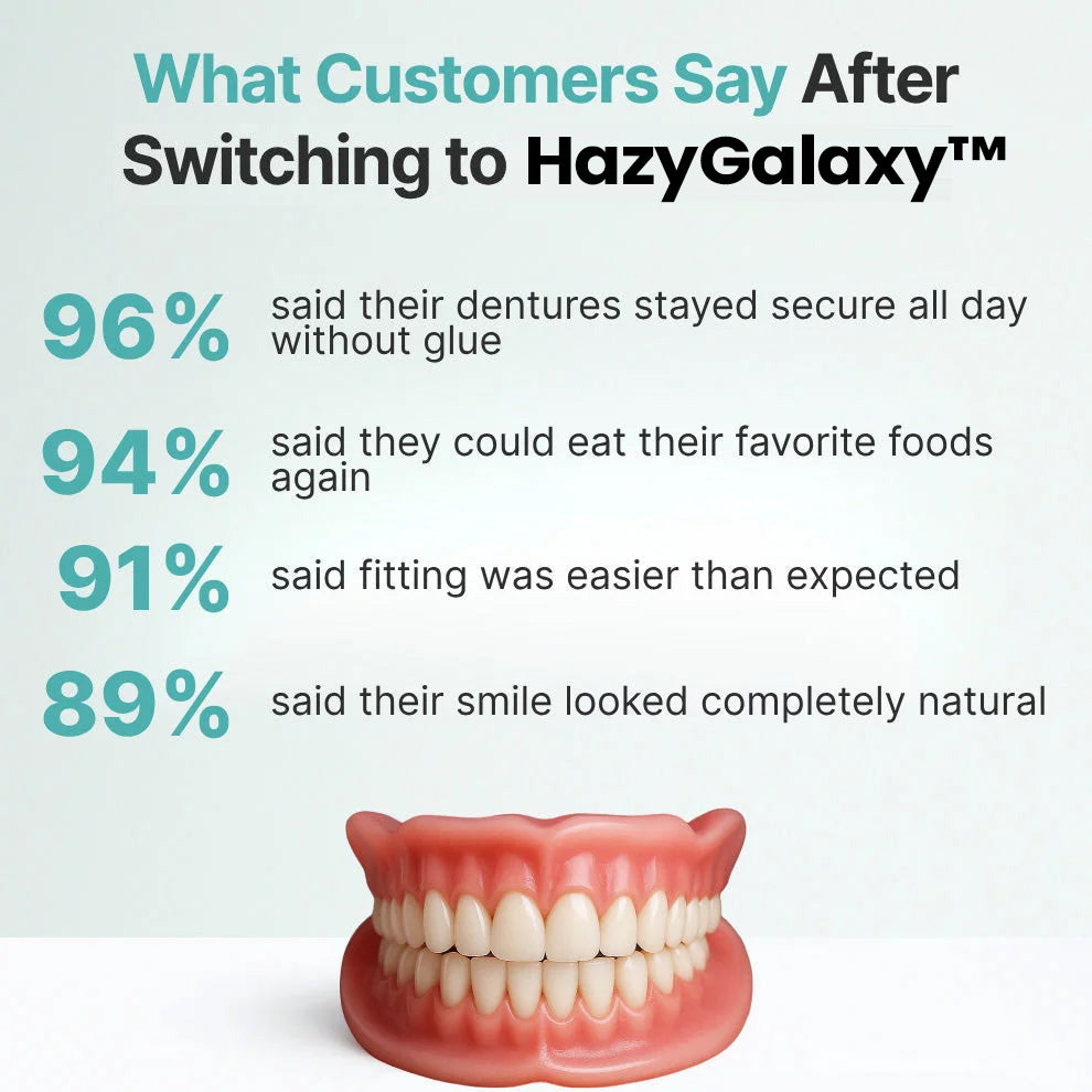 🦷🦷 HazyGalaxy™ Custom-Fit Dentures ⏰ ENDS TODAY   70% OFF | Smile with Confidence