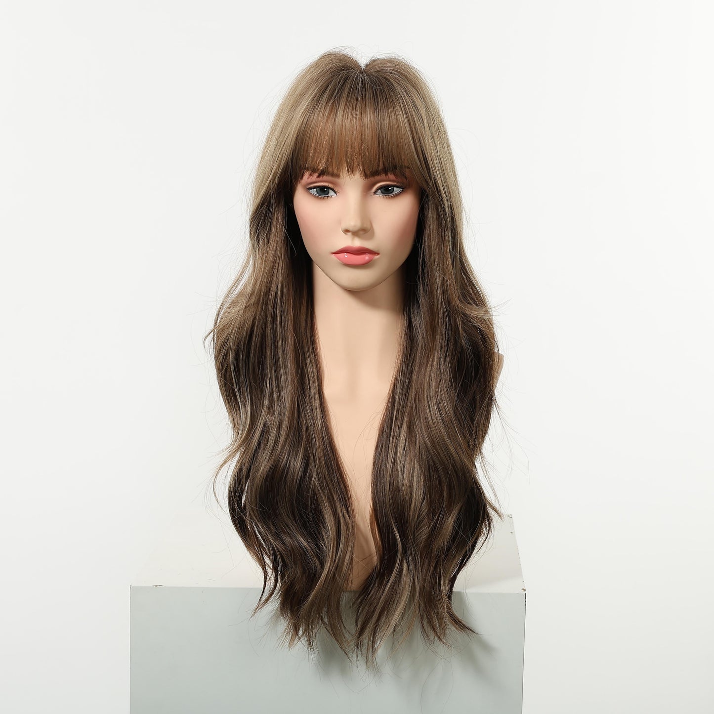 Restocked! Loni-Best Seller DWY MiraScalp Long Wave Versatile Babe Light Glueless Synthetic Wig