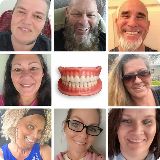 🔥🔥🔥Ends Today: 70% OFF!🦷DarkFairy™ Custom-Fit Full Functional Dentures Make you more confident